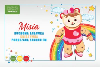 Opakowanie Ruchoma Zabawka Misia