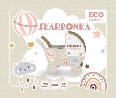 Opakowanie Skarbinka ślubna Wózek