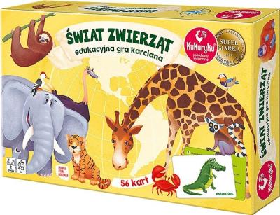 Świat zwierząt. Wydawca: Kukuryku. SmakLiter.pl Opakowanie Świat zwierząt