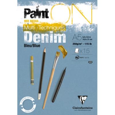 Opakowanie Szkicownik Paint ON Denim Blue A5 15k/250g