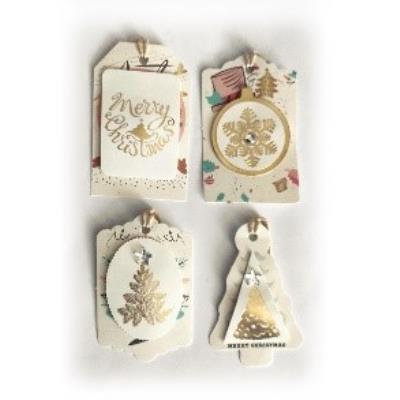 Opakowanie Tagi prezentowe - drewno