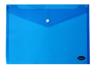 Opakowanie Teczka kopertowa na zatrzask niebieska