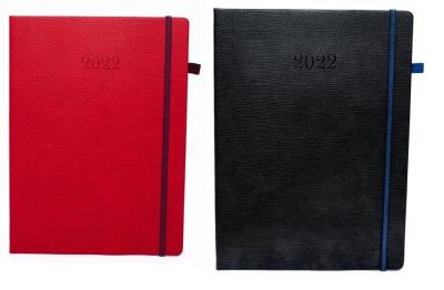 Opakowanie Terminarz 2022 tyg. A4 Krokodylek z gumką MIX