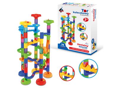 Tor kuleczkowy 78 elementów. Autor: ASKATO. SmakLiter.pl Okładka książki Tor kuleczkowy 78 elementów