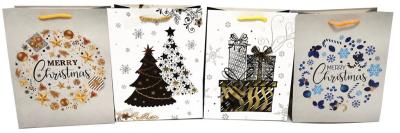 Opakowanie Torebka Świąteczna pionowa duża mix BN