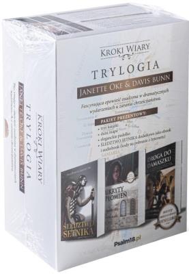 Trylogia Kroki wiary. Autor: Oke Janette, Davis Bunn. SmakLiter.pl Okładka książki Trylogia Kroki wiary