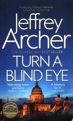 Turn a Blind Eye. Autor: Jeffrey Archer. SmakLiter.pl Okładka książki Turn a Blind Eye