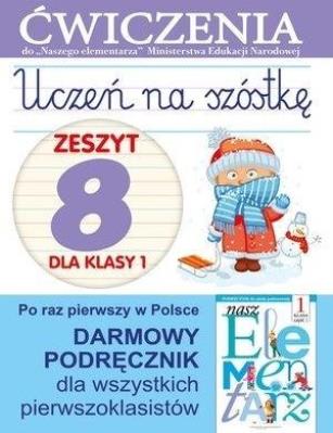 Okładka książki Uczeń na szóstkę Kl.1 z.8 Ćwiczenia