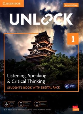 Unlock 1 Listening, Speaking & Critical Thinking Student's Book with Digital Pack. Autor: White N.M., Peterson Susan, Jordan Nancy. SmakLiter.pl Okładka książki Unlock 1 Listening, Speaking & Critical Thinking Student's Book with Digital Pack