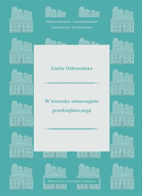 Okładka książki W kierunku uniwersytetu przedsiębiorczego