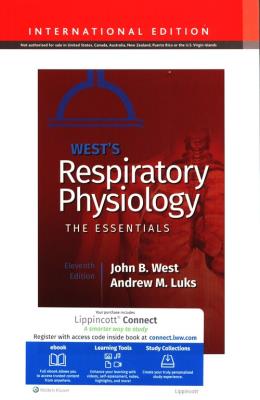 Okładka książki West's Respiratory Physiology Eleventh edition