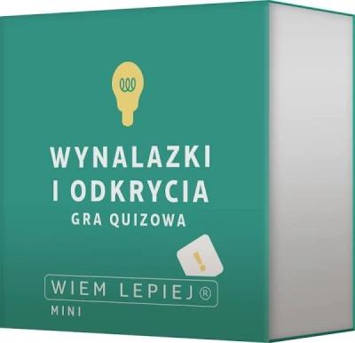 Wiem lepiej: Wynalazki i odkrycia REBEL. Wydawca: Rebel. SmakLiter.pl Opakowanie Wiem lepiej: Wynalazki i odkrycia REBEL