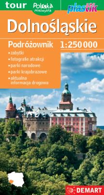 Okładka książki Województwo dolnośląskie (podrózownik) - mapa tur.