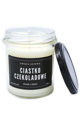 Zdjęcie produktu Wosk i Knot Świeca sojowa ciastko czekoladowe 300ml