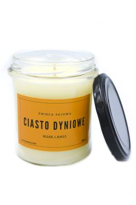 Zdjęcie produktu Wosk i Knot Świeca sojowa ciasto dyniowe 300ml