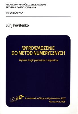 Wprowadzenie do metod numerycznych. Autor: Povstenko Jurij. SmakLiter.pl Okładka książki Wprowadzenie do metod numerycznych