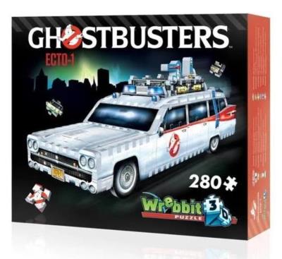Opakowanie Wrebbit 3D puzzle Ghostbusters ECTO-1 280 elementów