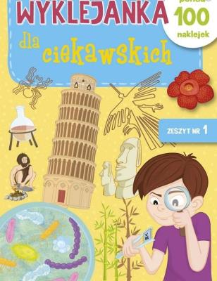 Wyklejanka dla ciekawskich. Zeszyt 1. Autor: Ewa Gorzkowska-Parnas. SmakLiter.pl Okładka książki Wyklejanka dla ciekawskich. Zeszyt 1
