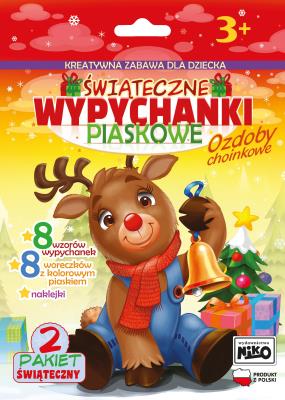 Okładka książki Wypychanki piaskowe świąteczne Pakiet nr 2