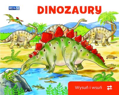 Okładka książki Wysuń/wsuń. Dinozaury
