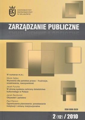 Opakowanie Zarządzanie publiczne 2(12) 2010