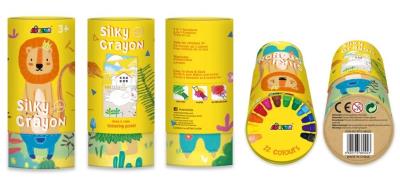 Opakowanie Zestaw kolorowanka z kredkami - Lew