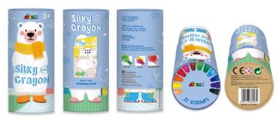 Opakowanie Zestaw kolorowanka z kredkami - Miś polarny