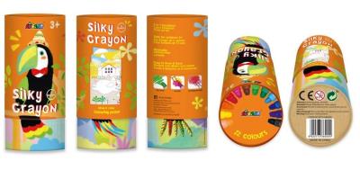 Opakowanie Zestaw kolorowanka z kredkami - Tukan