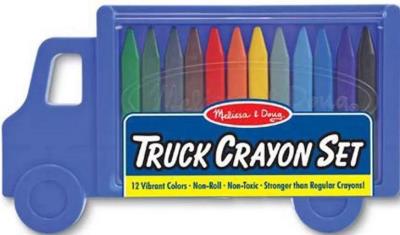 Zestaw kredek Ciężarówka. Wydawca: Melissa & Doug. SmakLiter.pl Opakowanie Zestaw kredek Ciężarówka