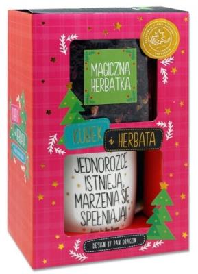 Opakowanie Zestaw kubek + herbata Christmas-Piękna