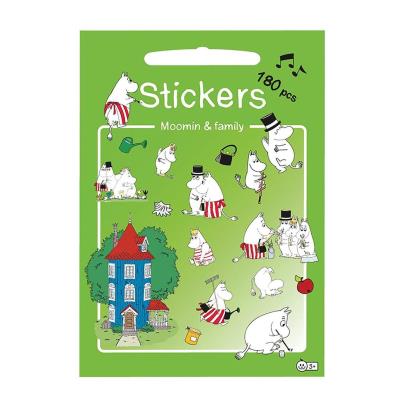 Opakowanie Zestaw Naklejek 180 szt. Rodzina Muminki