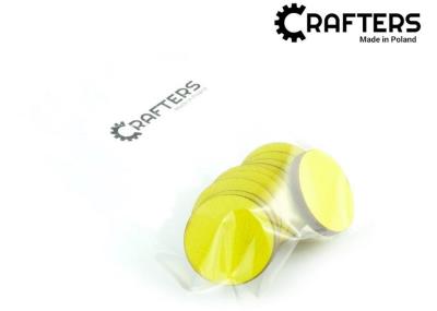 Znaczniki drewniane okrągłe żółte 22x3mm 10szt. Wydawca: Crafters. SmakLiter.pl Opakowanie Znaczniki drewniane okrągłe żółte 22x3mm 10szt