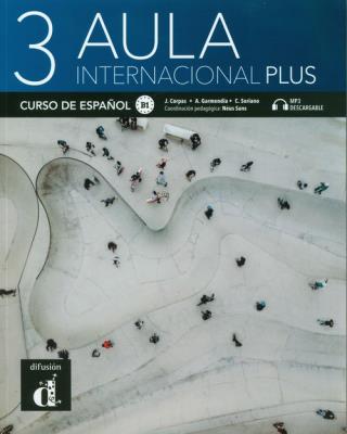 Okładka książki Aula internacional Plus 3 podrecznik + ćwiczenia