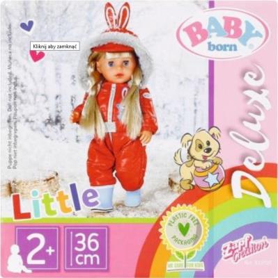 Baby born - Kindergarden Snow Outfit 36cm. Wydawca: Zapf. SmakLiter.pl Opakowanie Baby born - Kindergarden Snow Outfit 36cm