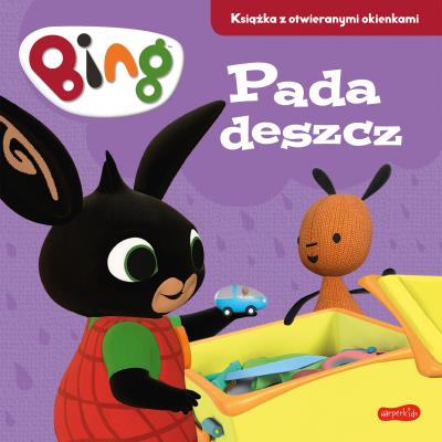 Bing. Pada deszcz. Książka z otwieranymi okienkami. Autor: Opracowanie zbiorowe. SmakLiter.pl Okładka książki Bing. Pada deszcz. Książka z otwieranymi okienkami