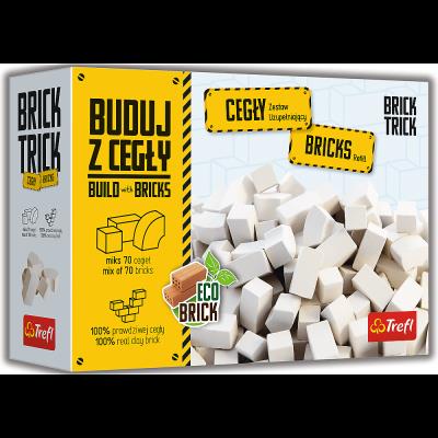 Opakowanie Brick Trick Buduj z cegły Refil cegły zamkowe białe 70 sztuk multi EKO