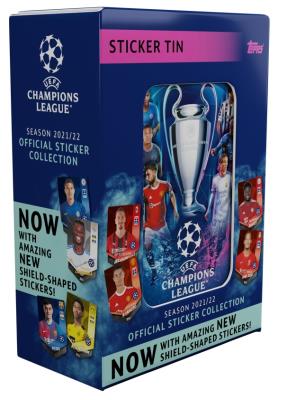 Opakowanie Champions League UEFA Puszka z Naklejkami