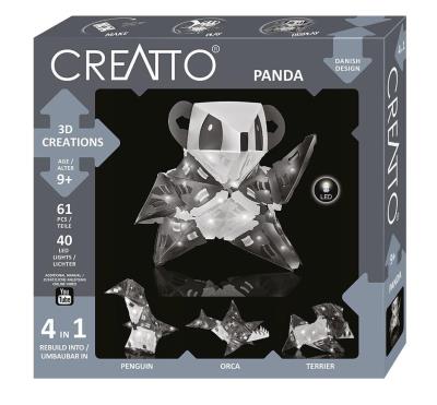Creatto Świecąca Panda i Przyjaciele PIATNIK. Wydawca: Piatnik. SmakLiter.pl Opakowanie Creatto Świecąca Panda i Przyjaciele PIATNIK