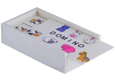 Domino Drewniane ze Zwierzątkami Gra Dla Dzieci. Wydawca: Lean Toys. SmakLiter.pl Opakowanie Domino Drewniane ze Zwierzątkami Gra Dla Dzieci