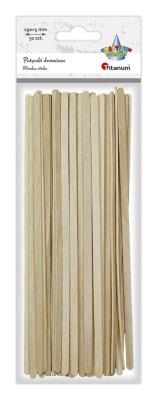 Opakowanie Drewniane patyczki proste 5x190mm 50szt