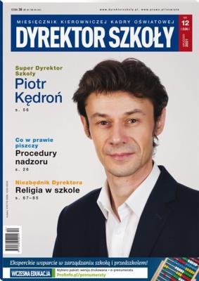 Okładka książki Dyrektor Szkoły 12/2021