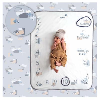 Opakowanie Foto-kocyk Foggy Blue