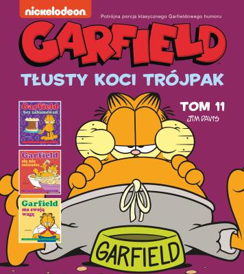Okładka książki Garfield T.11 Tłusty koci trójpak