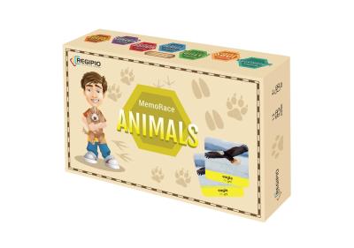 Geme MemoRace Animals. Wydawca: Regipio. SmakLiter.pl Opakowanie Geme MemoRace Animals