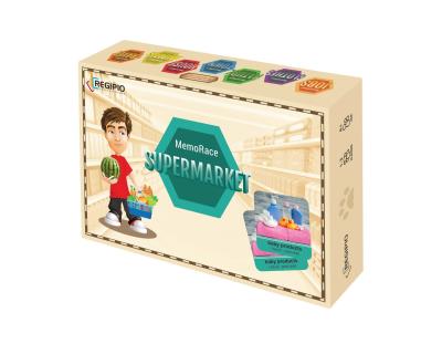 Geme MemoRace Supermarket. Wydawca: Regipio. SmakLiter.pl Opakowanie Geme MemoRace Supermarket