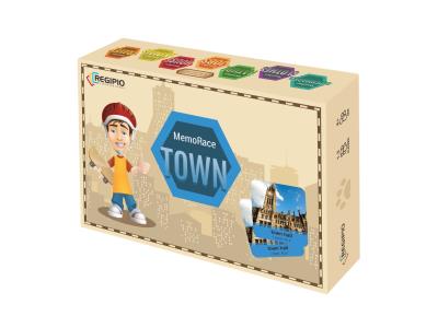 Geme MemoRace Town. Wydawca: Regipio. SmakLiter.pl Opakowanie Geme MemoRace Town