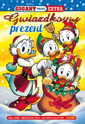 Okładka książki Gigant Poleca Extra. Gwiazdkowy prezent T.4/2021