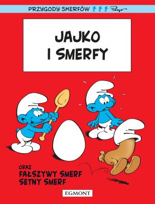 Jajko i Smerfy T.4. Autor: Peyo. SmakLiter.pl Okładka książki Jajko i Smerfy T.4