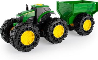 Opakowanie John Deere traktor Monster Treads z przyczepą TOMY