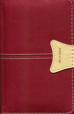 Opakowanie Kalendarz 2016 A6 książkowy bordo
